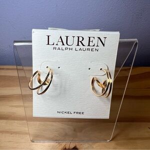 Lauren Ralph Lauren Earrings - Gold Tone Nickel Free